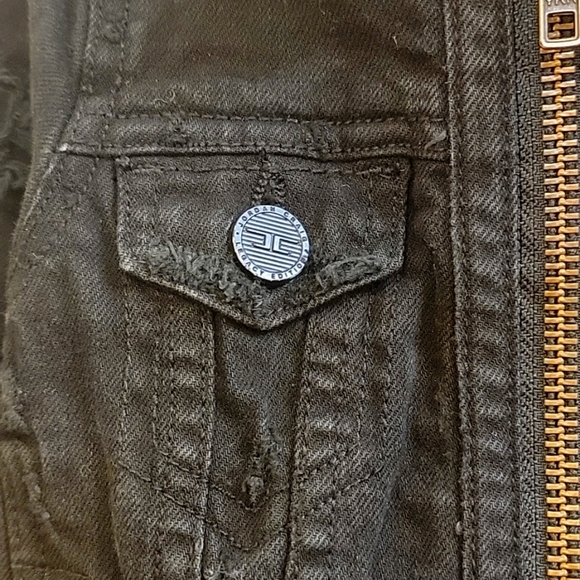 Jordan Craig Legacy Edition Distressed Black Denim Jean Jacket Toddler Size 2 - Picture 2 of 9
